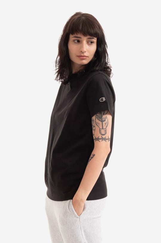 Champion t-shirt in cotone 115092 nero