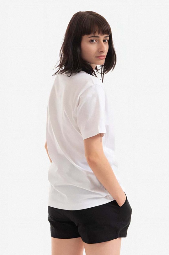 Oblečenie Bavlnené tričko Champion Crewneck 115108 biela