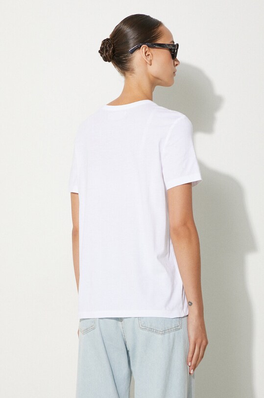 Îmbrăcăminte Wood Wood tricou din bumbac Aria T-shirt 12022500.2434 alb