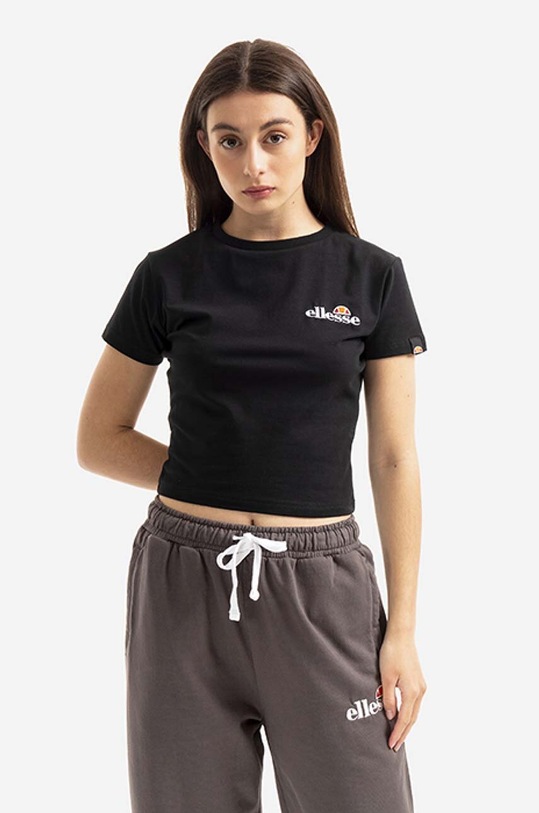 Тениска Ellesse вталена черен SGM14189