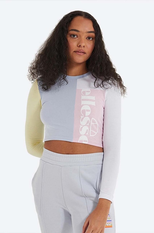 Ellesse longsleeve z elastanem multicolor SGJ11879