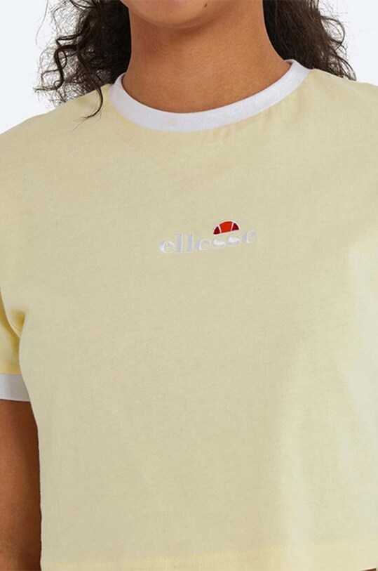 Oblečenie Bavlnené tričko Ellesse SGJ11884 žltá