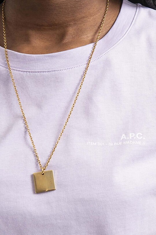 A.P.C. tricou din bumbac Item F violet COEOP.F26012