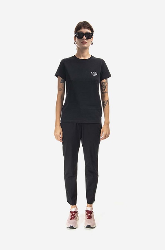 A.P.C. cotton T-shirt Denise COEZC.F26842 black AA00