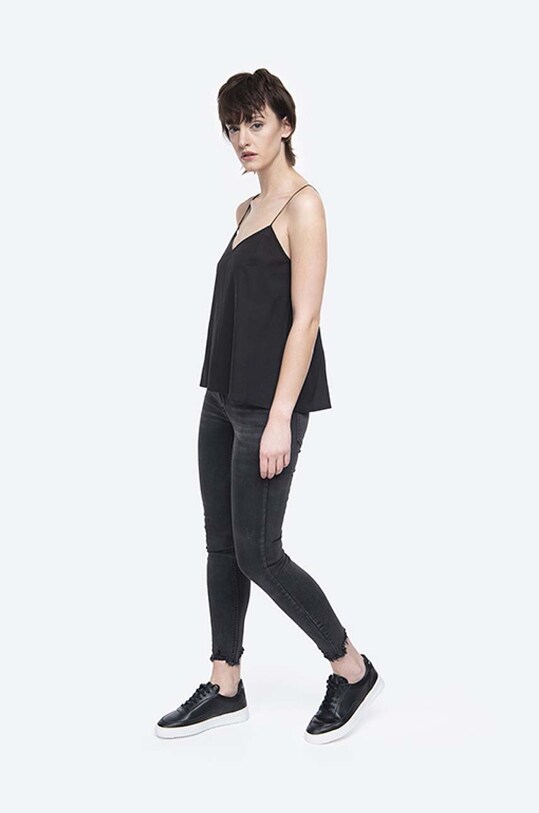 Norse Projects cotton blouse Sille Light NW40.0090.9999 black AA00