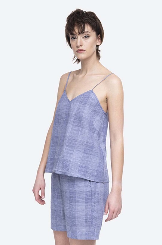 Norse Projects bluză din amestec de in Sille Light NW40.0090.7005