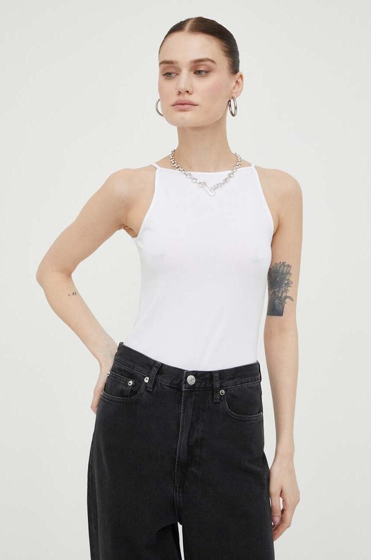 Samsoe Samsoe top alb F00001231