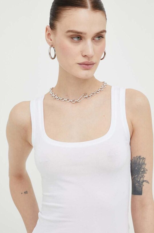 Samsoe Samsoe top alb F00001015