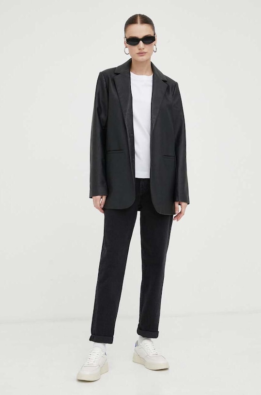 Βαμβακερό μπλουζάκι Samsoe Samsoe F00012400 λευκό AA00