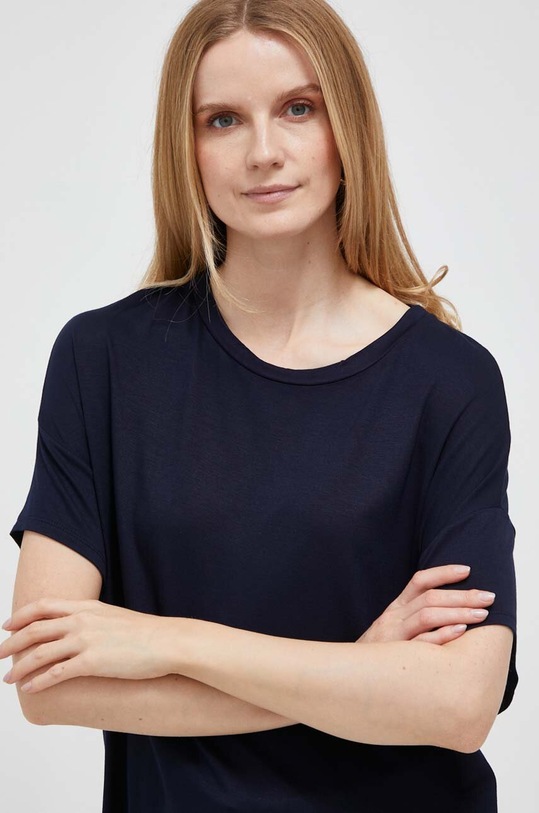 Tričko United Colors of Benetton relaxed tmavomodrá 3Z12D101X.016