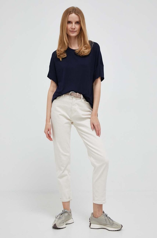 Tričko United Colors of Benetton 3Z12D101X.016 tmavomodrá AA00