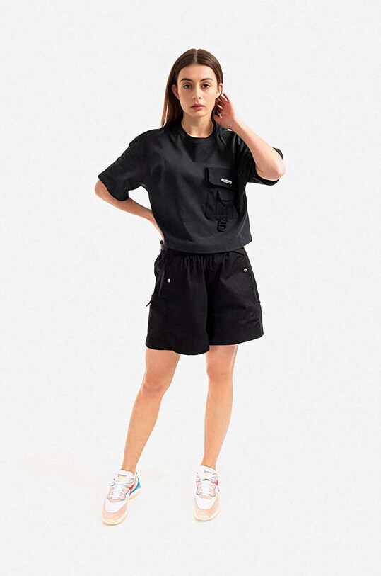 Футболка Columbia W Field Creek Cropped SS Tee 2001303010 чёрный AA00