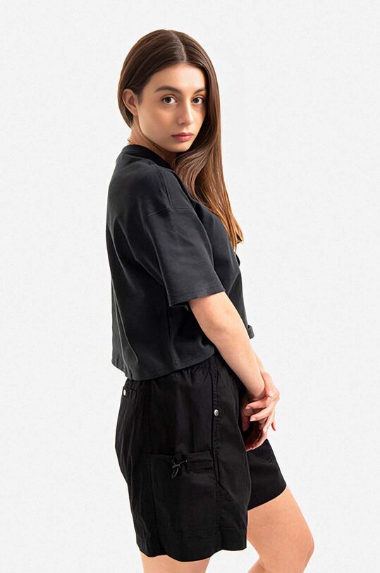 Columbia t-shirt W Field Creek Cropped SS Tee 2001303010 czarny