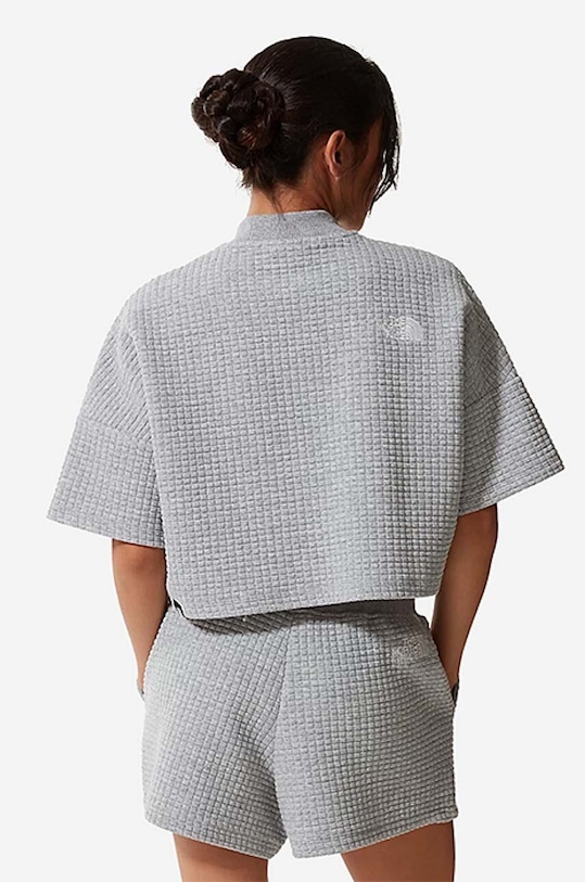 The North Face t-shirt Mhysa Elev Top NF0A7R24DYX gray AA00