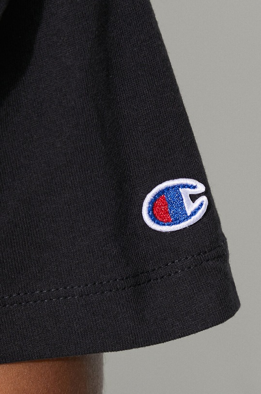 Bavlněné tričko Champion Crewneck T-Shirt 113360 černá