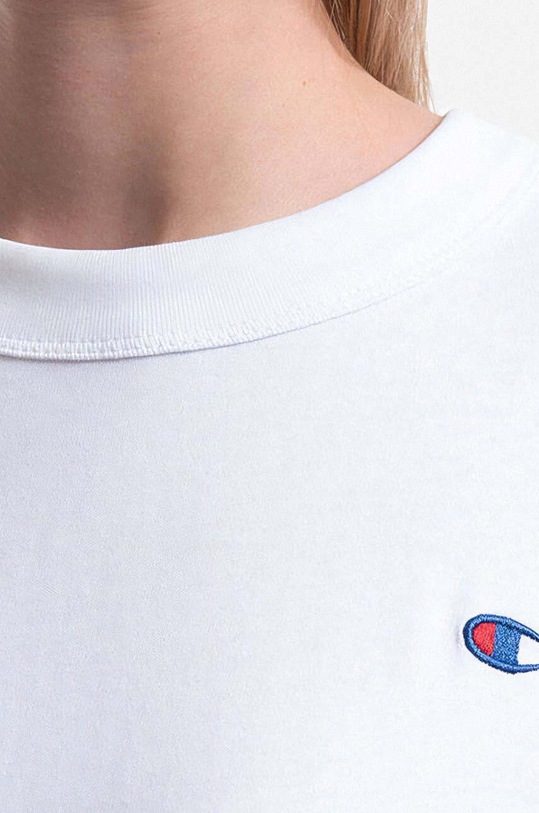 Champion t-shirt bawełniany 114131 biały