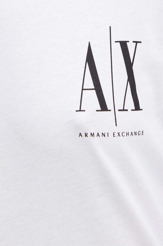 Armani Exchange longsleeve din bumbac 8NYTLX.YJG3Z.NOS alb