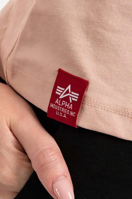 Alpha Industries T-shirt Basic T Contrast ML Wmn 106066.640 orange