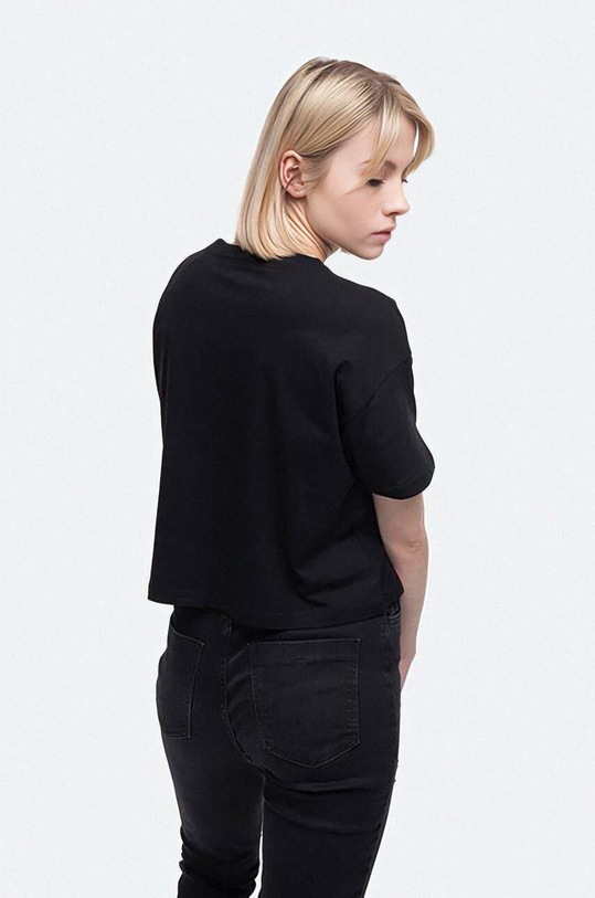 Clothing Alpha Industries cotton T-shirt Basic Tee COS Hol. Print Wmn 116050HP.600 black