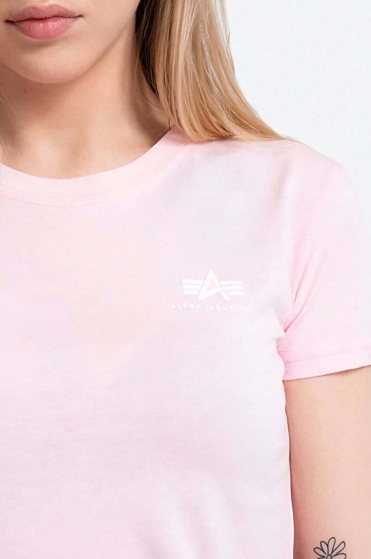 Alpha Industries tricou din bumbac Basic T Logo Wmn roz 196054.491