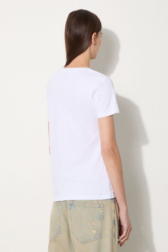Ρούχα Βαμβακερό μπλουζάκι Alpha Industries NASA Pm T 198053.438 λευκό