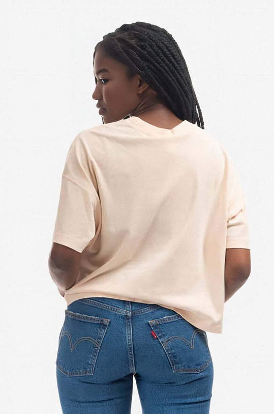 Одежда Хлопковая футболка Champion 113382 бежевый