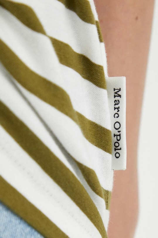 Bavlnené tričko Marc O'Polo M06206751079 zelená