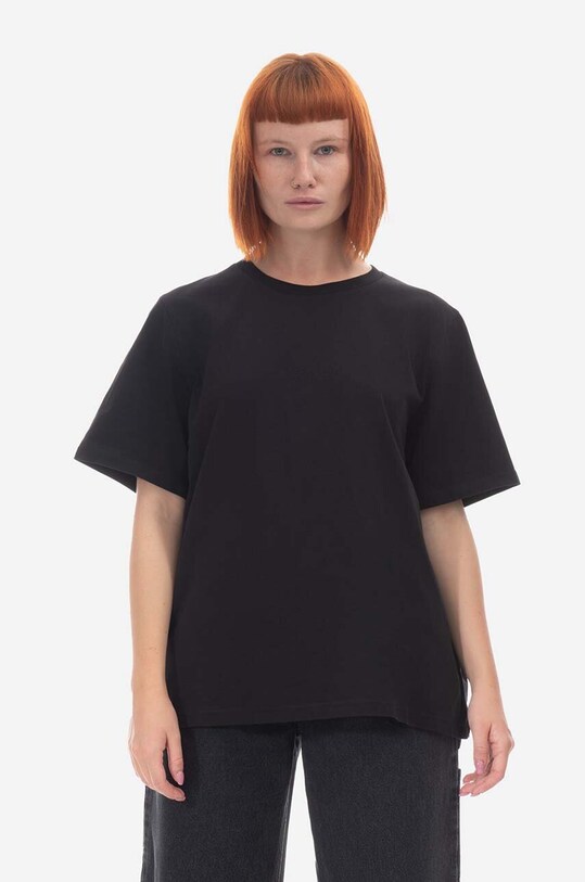 Woolrich cotton T-shirt Woolrich Logo T-shirt CFWWTE0070FRUT2926 100 black CFWWTE0070FRUT2926