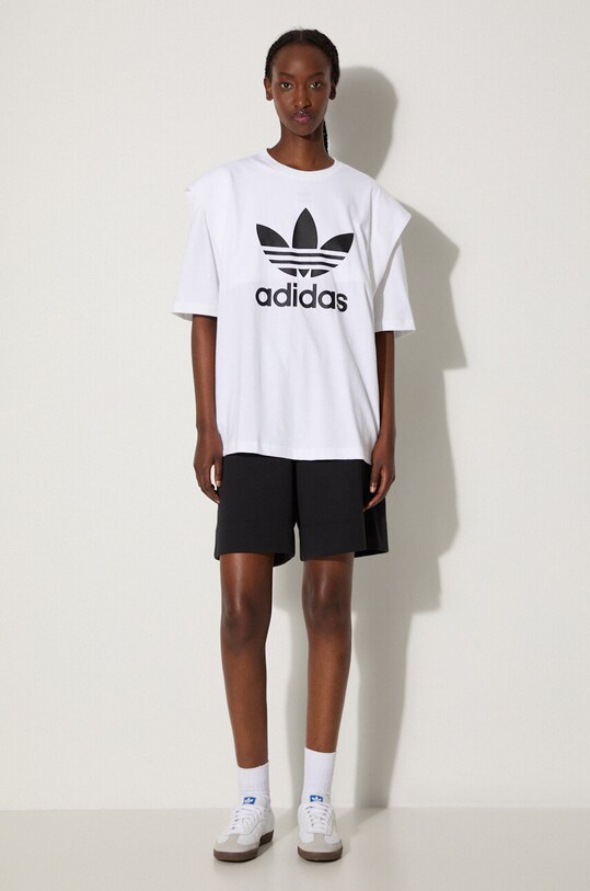 Βαμβακερό μπλουζάκι adidas adidas Originals Tee IC8806 στάμπα λευκό IC8806