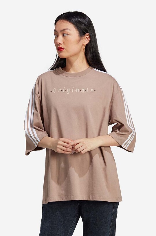 adidas tricou din bumbac adidas Originals Oversized Tee IQ3400