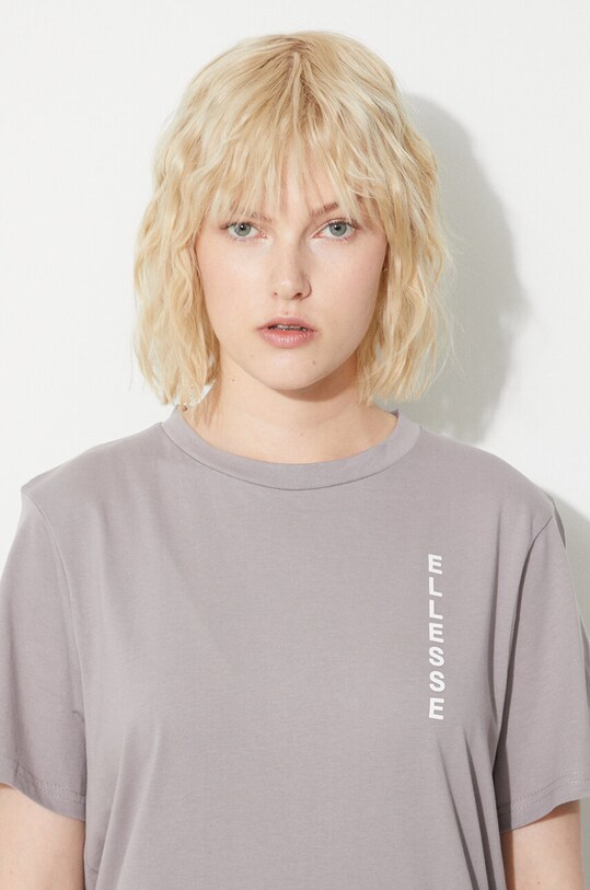 Хлопковая футболка Ellesse SGR17777 серый