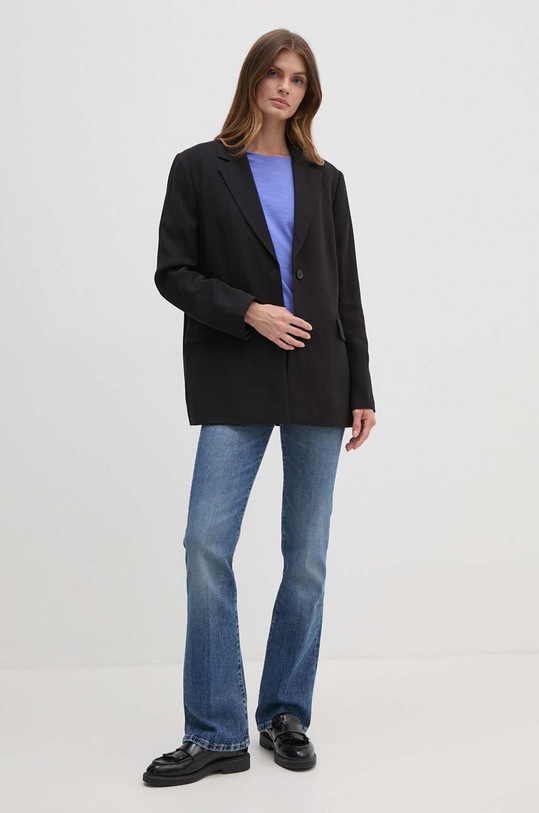 United Colors of Benetton tricou din bumbac 3BVXD102P.100 violet AA00