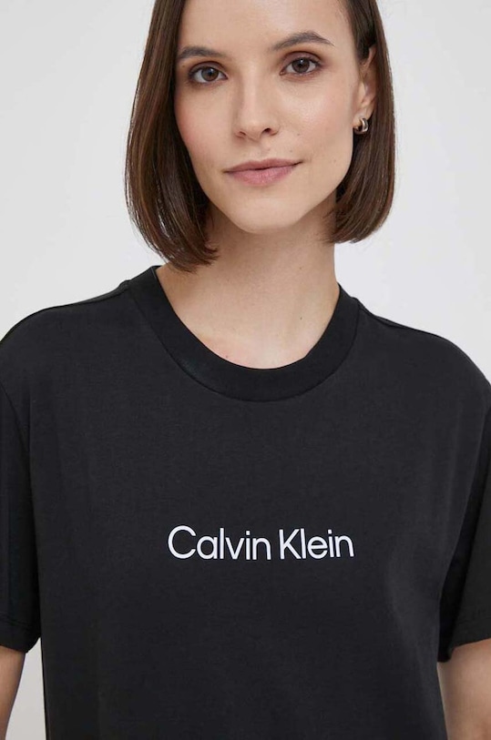 Хлопковая футболка Calvin Klein чёрный K20K205448.NOS