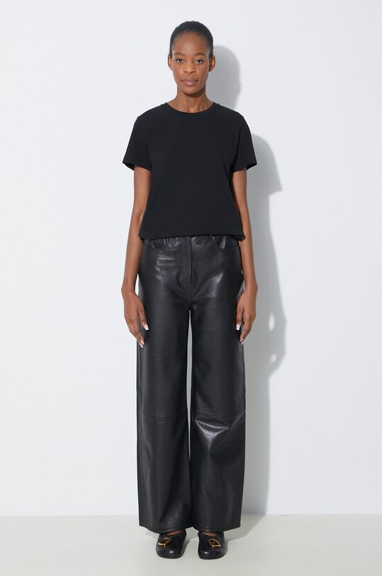 Samsoe Samsoe cotton t-shirt F00012050 black AA00