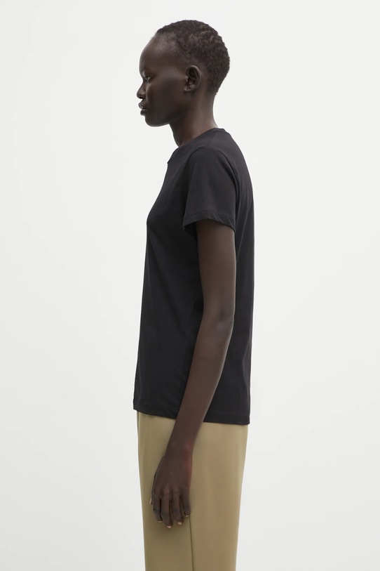 Pamučna majica Samsoe Samsoe F00012050 crna AA00