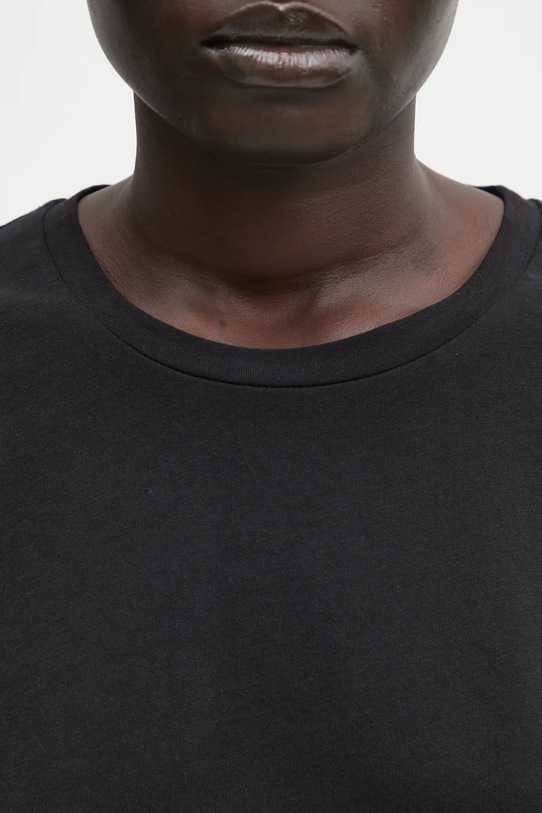 Pamučna majica Samsoe Samsoe crna F00012050