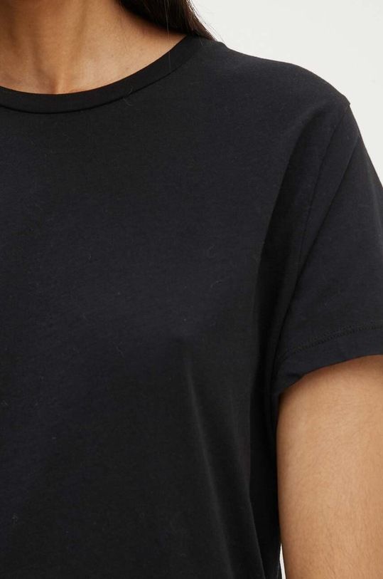 Samsoe Samsoe tricou din bumbac F00012050 negru