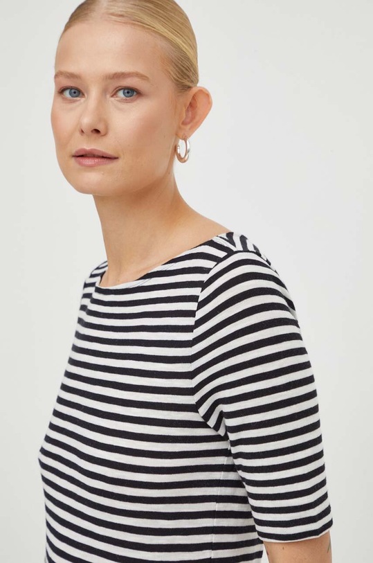 Marc O'Polo t-shirt bawełniany czarny B01219651333