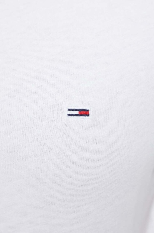 Хлопковая футболка Tommy Jeans DW0DW14616.NOS белый