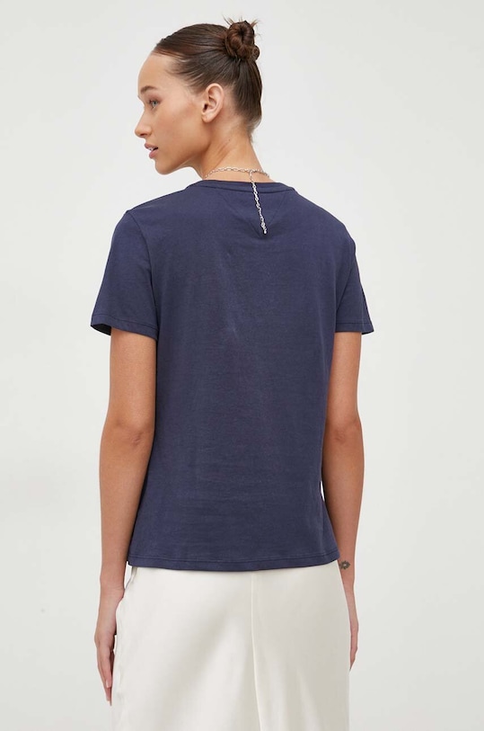 Odzież Tommy Jeans t-shirt bawełniany DW0DW14616.NOS granatowy