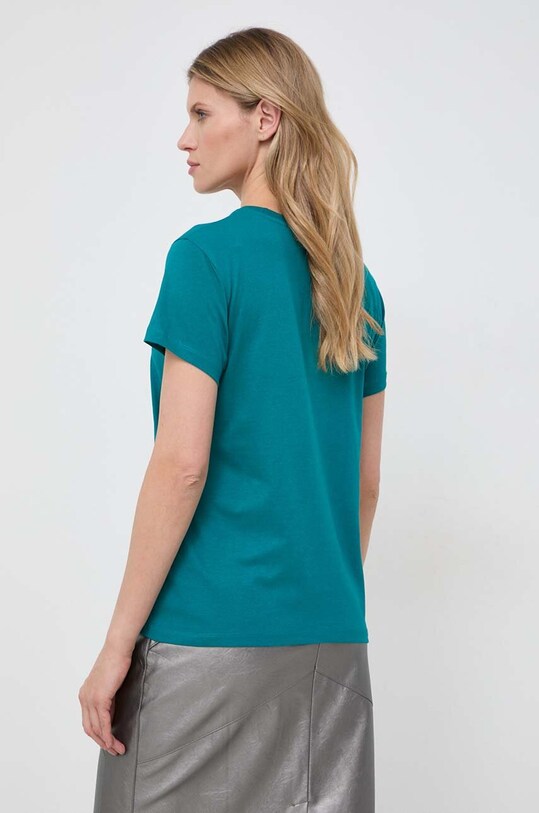 Одяг Бавовняна футболка Karl Lagerfeld 240W1722 бірюзовий