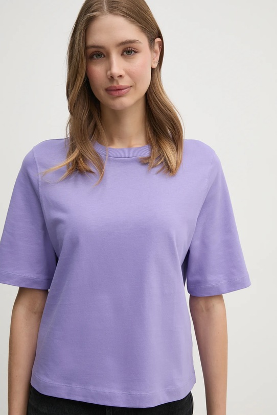 Bavlněné tričko United Colors of Benetton fialová 3BL0E17G5