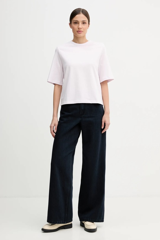 United Colors of Benetton t-shirt bawełniany 3BL0E17G5 różowy AA00