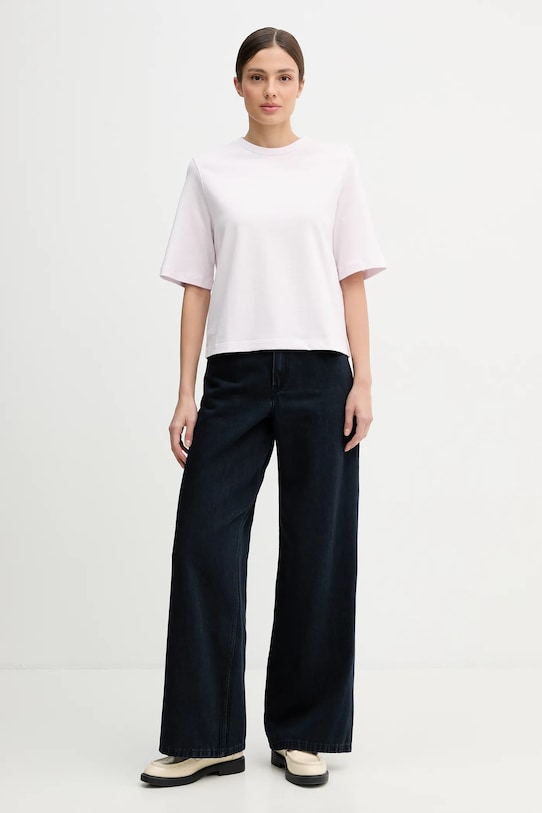 United Colors of Benetton t-shirt bawełniany 3BL0E17G5 różowy AA00