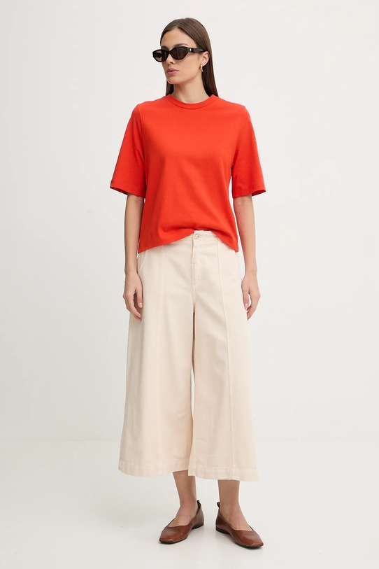 Bavlnené tričko United Colors of Benetton 3BL0E17G5 oranžová AA00