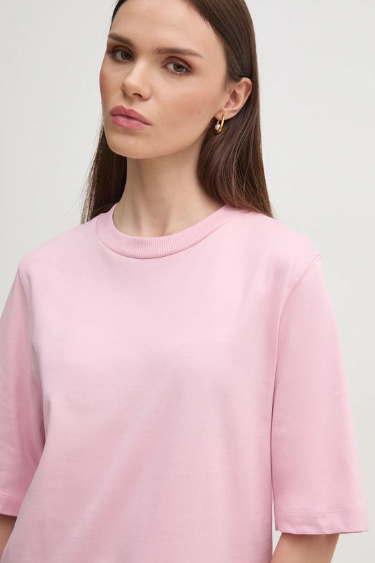 Памучна тениска United Colors of Benetton розов 3BL0E17G5