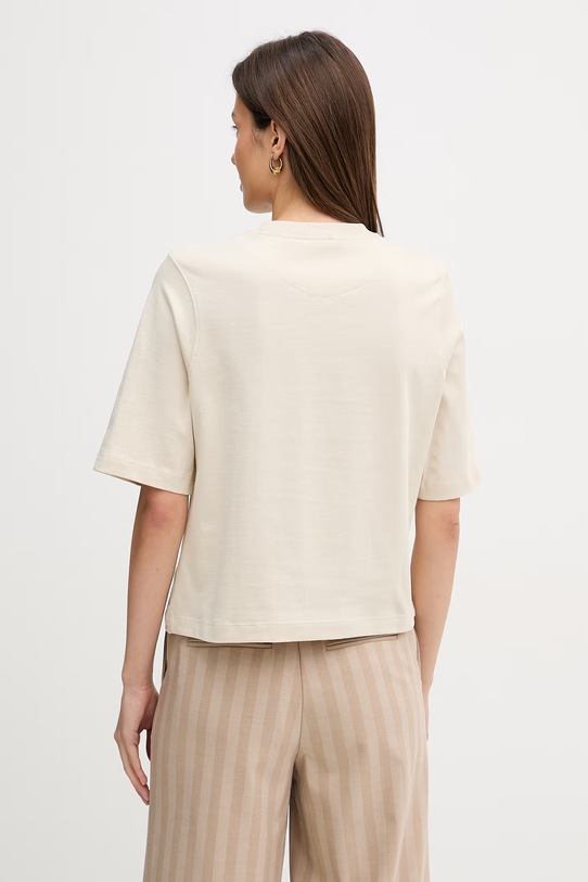 Odzież United Colors of Benetton t-shirt bawełniany 3BL0E17G5 beżowy