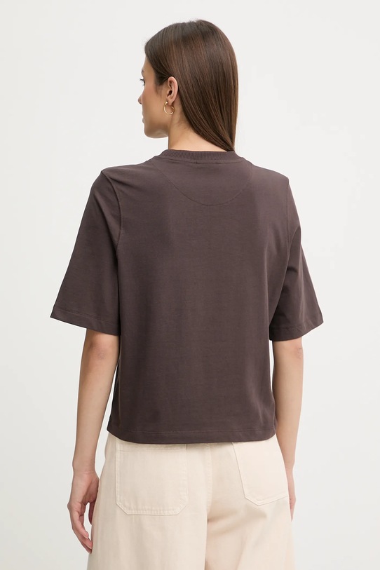 Oblečenie Bavlnené tričko United Colors of Benetton 3BL0E17G5 hnedá