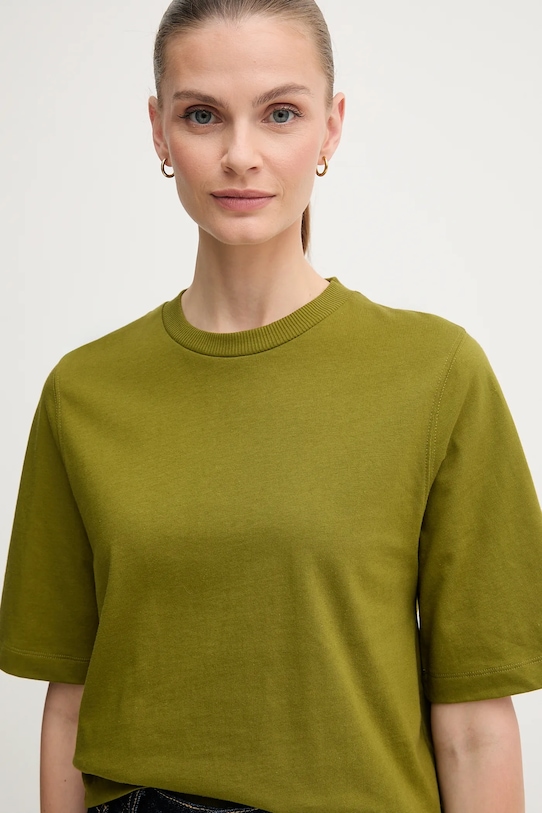 United Colors of Benetton tricou din bumbac verde 3BL0E17G5
