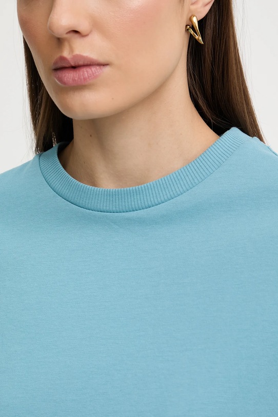 Bavlnené tričko United Colors of Benetton 3BL0E17G5 modrá